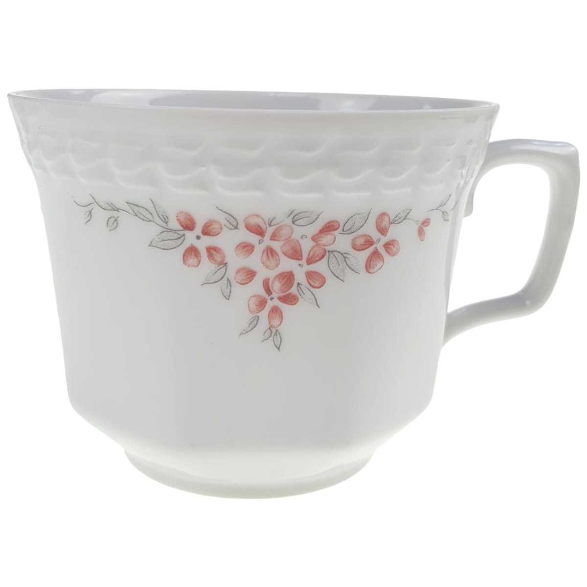 Kaffeetasse Tasse Seltmann Weiden Andrea rote Blütenranke gebraucht - sehr gut