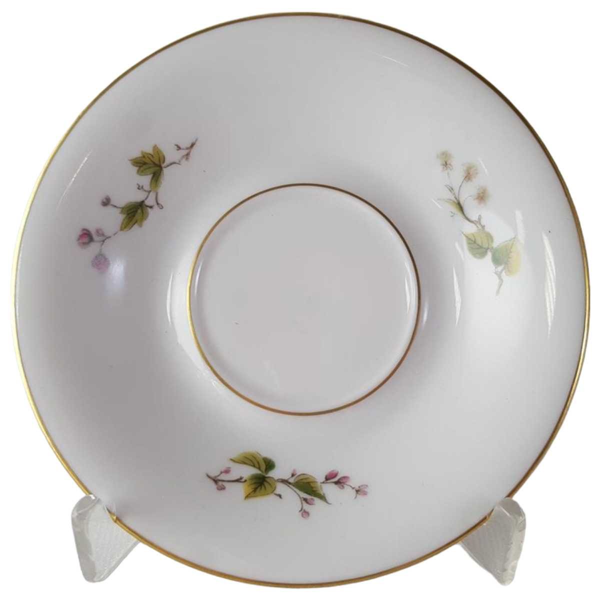 Untertasse für Mokka AK Kaiser Porzellan Tirol Blumendekor Blumen gebraucht - sehr gut