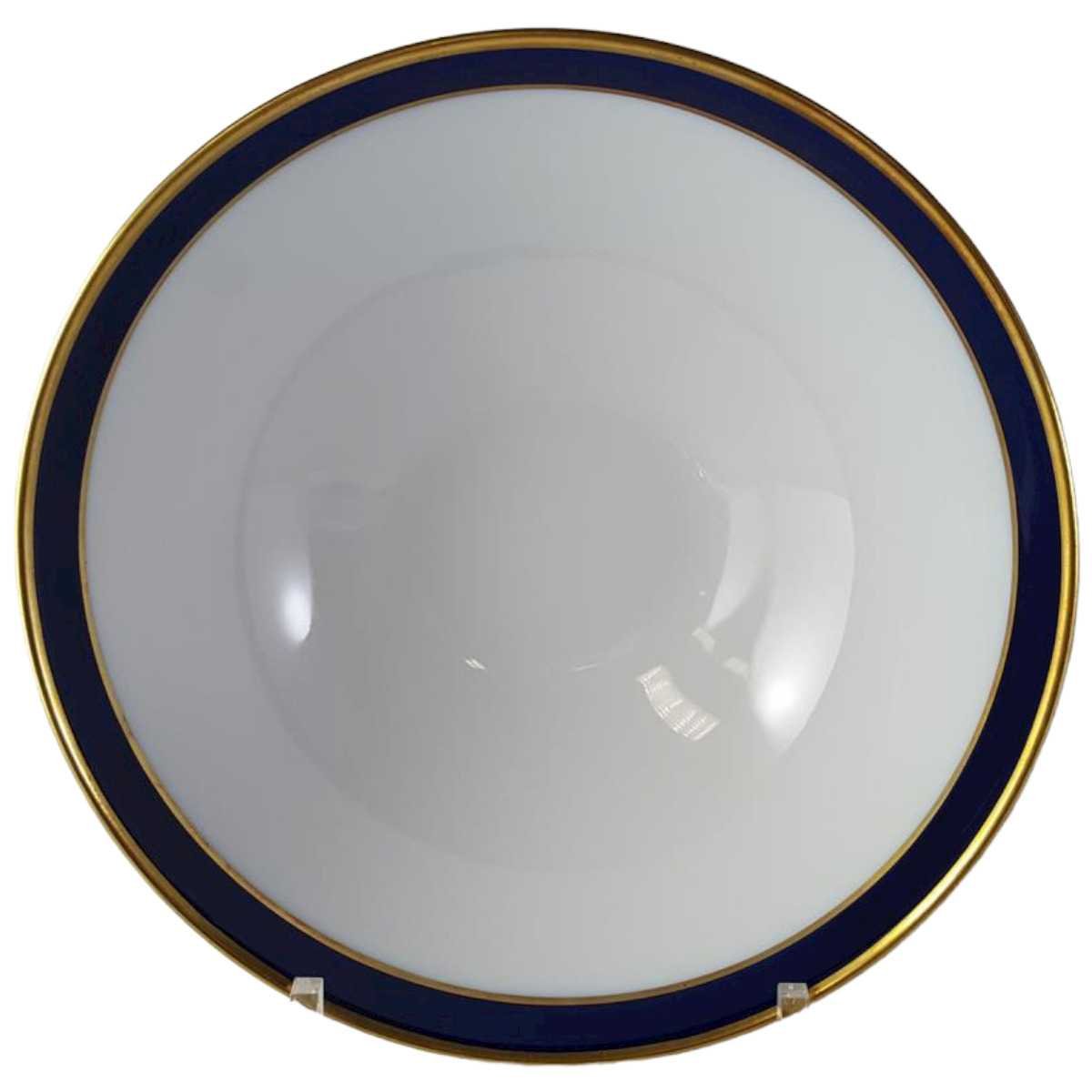 Schüssel Servierschüssel Goldrand Schumann Arzberg Form 1700 Echt Cobalt mit gebraucht - sehr gut