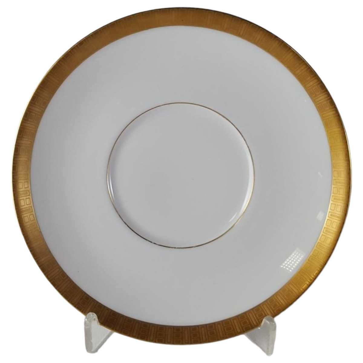 Untertasse für Kaffee Goldrand Golddekor 14,5 cm Eschenbach Alte Formen W5945 gebraucht - gut