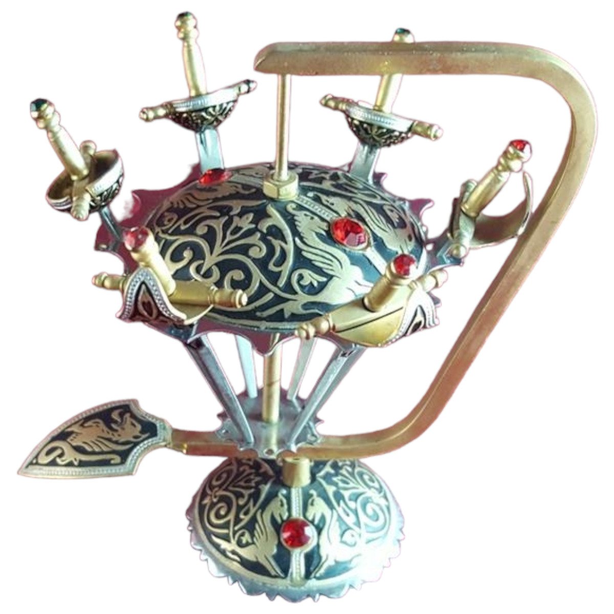 Bowlespiese Cocktailspiese Käse Oliven Degen Schwert 6 Stück H 11,3 cm