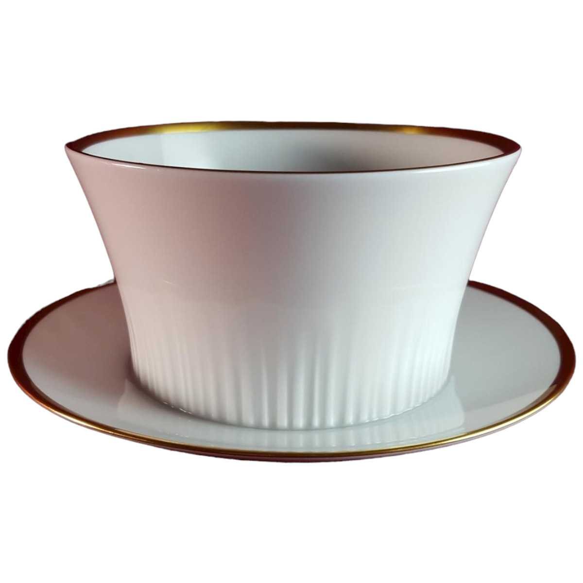 Sauciere Goldrand 1tlg Thomas Porzellan Form 3001 Scharrer Entwurf gebraucht - sehr gut