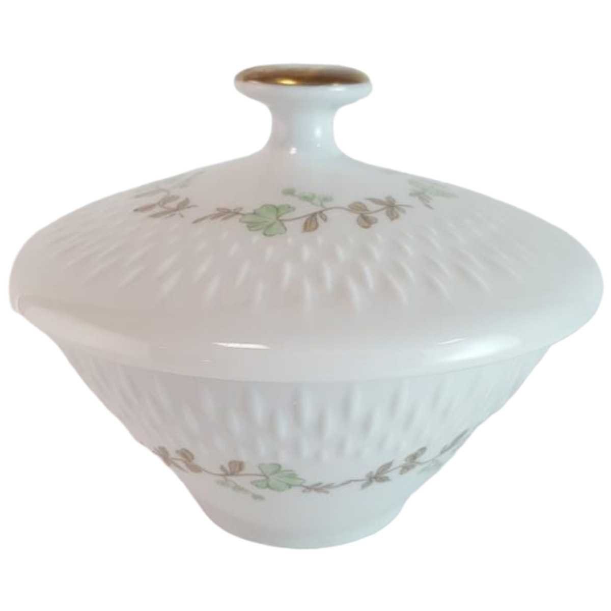 Zuckerdose Goldrand Edelstein Bavaria Blumendekor 24179 Blumen gebraucht - sehr gut