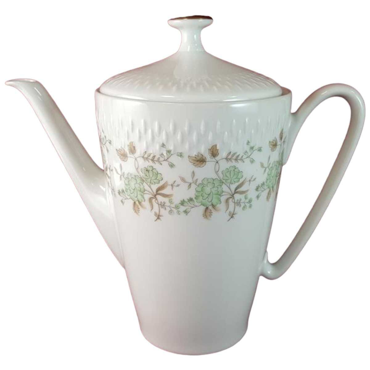 Kaffeekanne Kanne Goldrand 1,3 L Edelstein Bavaria Blumendekor 24179 Blumen gebraucht - gut