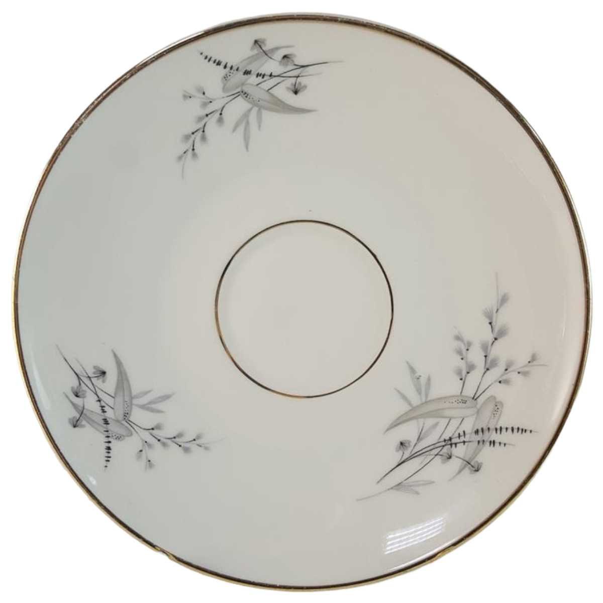 Untertasse für Kaffee 14,8 cm Edelstein Bavaria Gräser 20764 Elfenbein gebraucht - gut