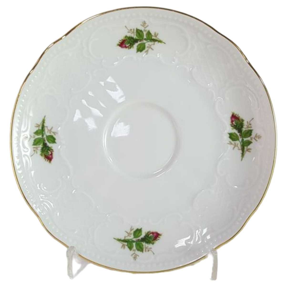 Untertasse für Kaffee 14,6 cm Seltmann Weiden Wien Moosrose 26477 gebraucht - gut