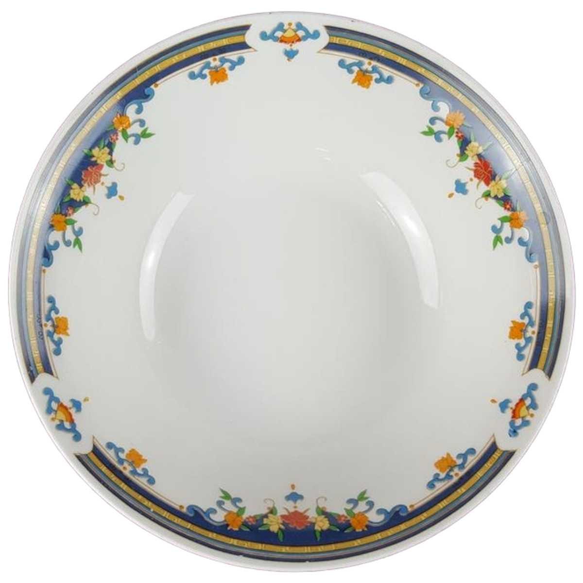 Schale 16 cm China Pearl Bunte Blumen gebraucht - gut