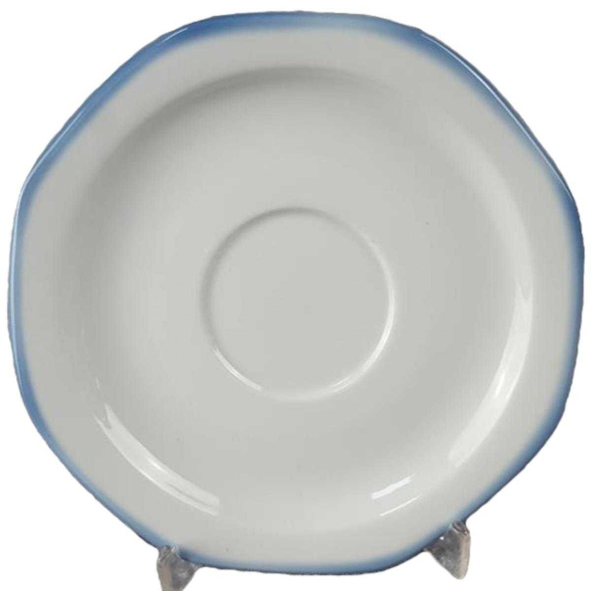 Untertasse für Kaffee 15 cm Burg Lindau Blaue Linie Blau gebraucht - sehr gut