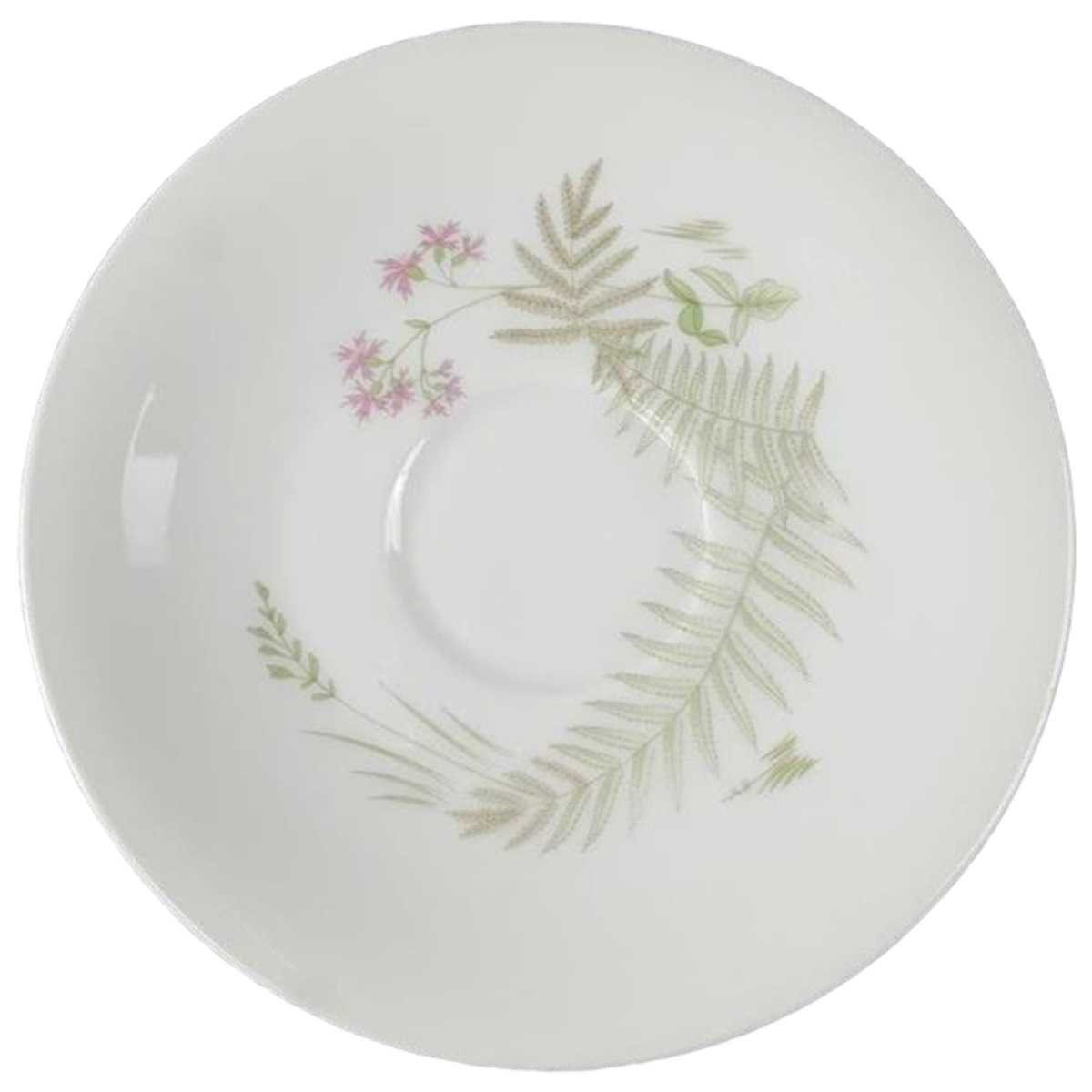 Untertasse für Tee 15,5 cm Heinrich Gräser Dekor gebraucht - sehr gut