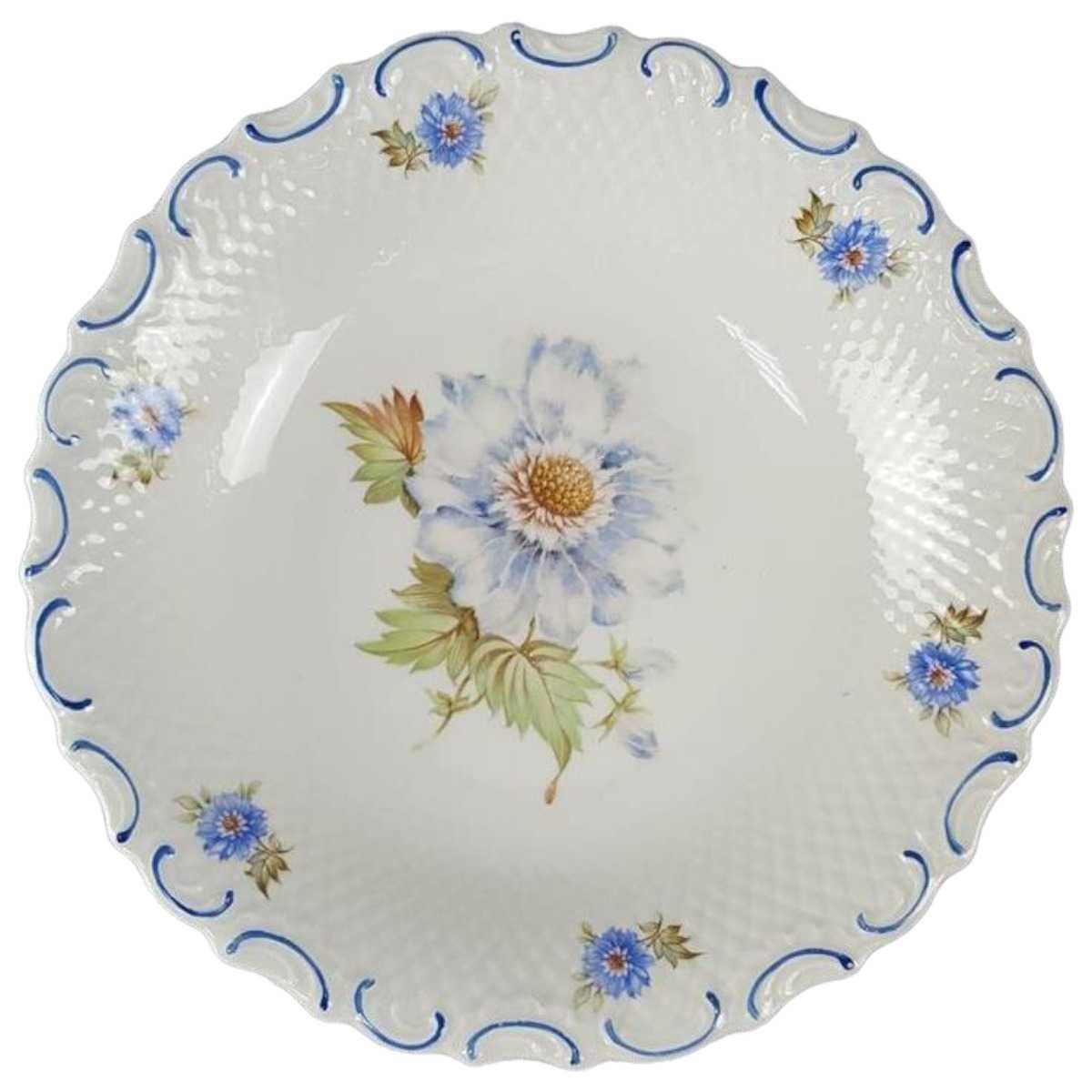 Servierschüssel Obstschale 25 cm Schumann Arzberg Einzelteile Blumen gebraucht - gut