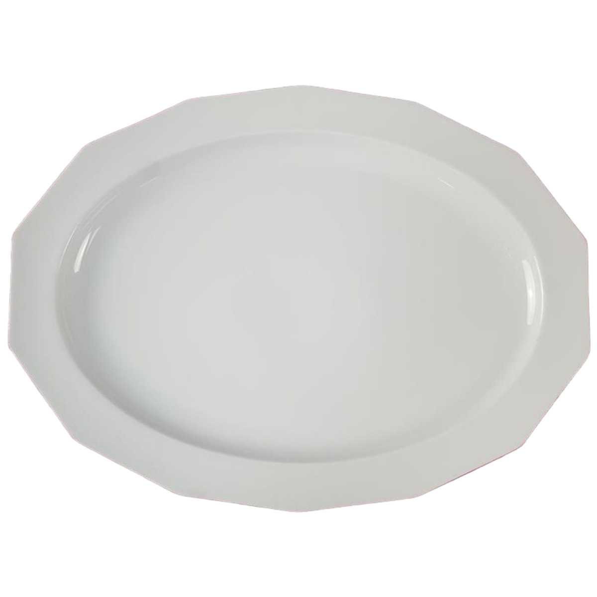 Servierplatte Fleischplatte Steakplatte 32x24,6 cm Thomas Porzellan Festival Luzern Rot gebraucht - akzeptabel