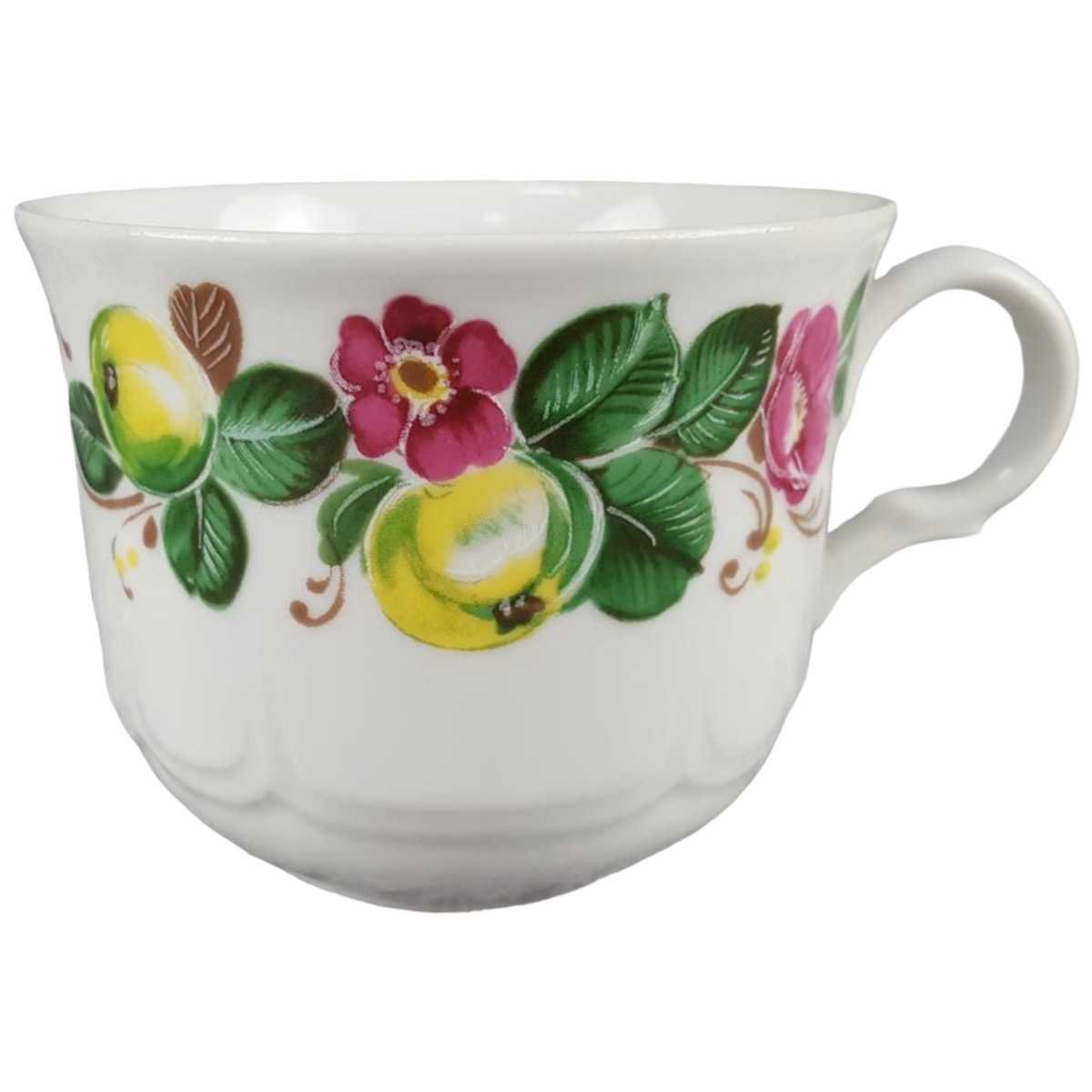Kaffeetasse Tasse Seltmann Weiden Unbestimmten Formen Blumendekor Blumen gebraucht - akzeptabel