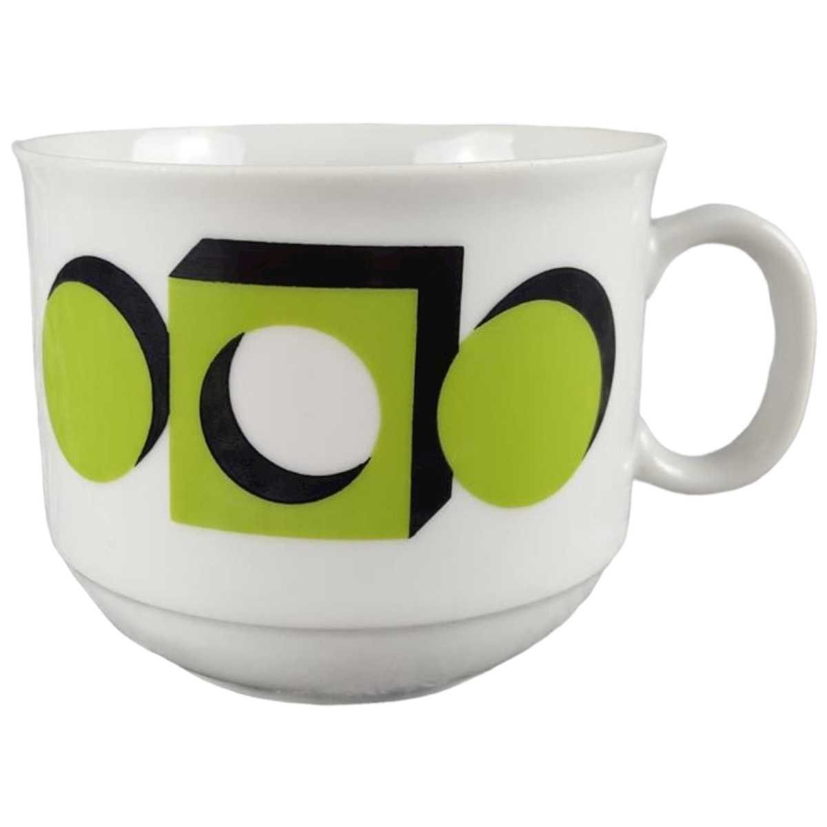 Kaffeetasse Tasse Seltmann Weiden Unbestimmten Formen Geometrisches 3D Dekor gebraucht - gut