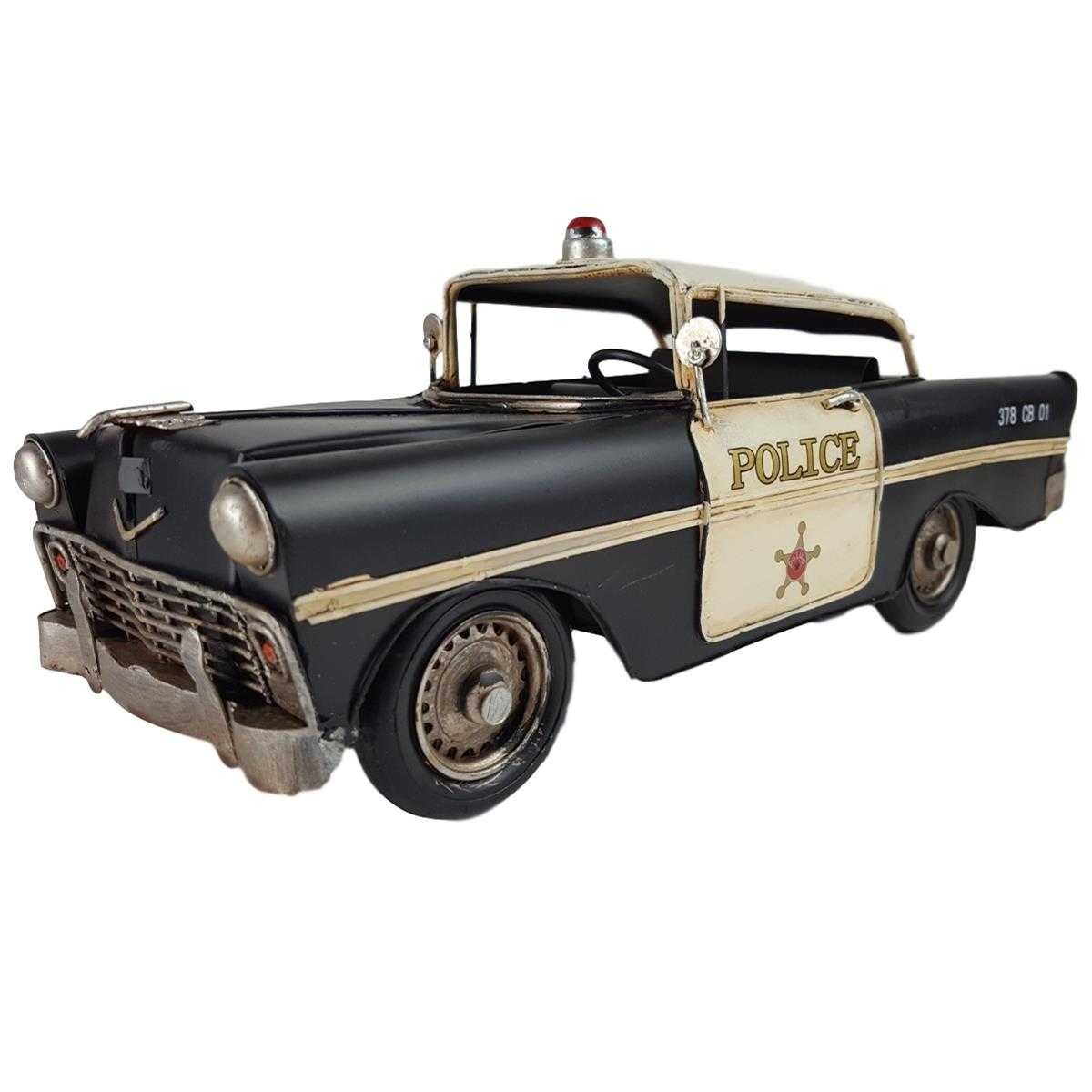 Blechmodell Blechauto Modellauto Polizeiwagen Police