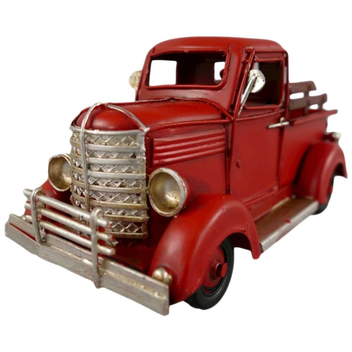 Blechmodell Blechauto Modellauto Pick-up Oldtimer Rot