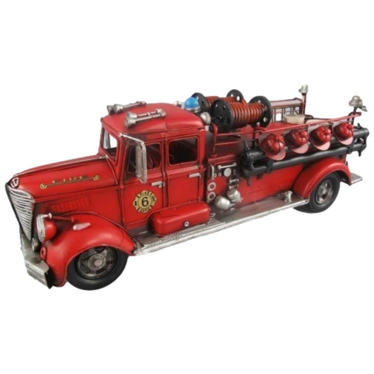 Blechmodell Blechauto Modellauto Feuerwehrwagen Feuerwehrauto
