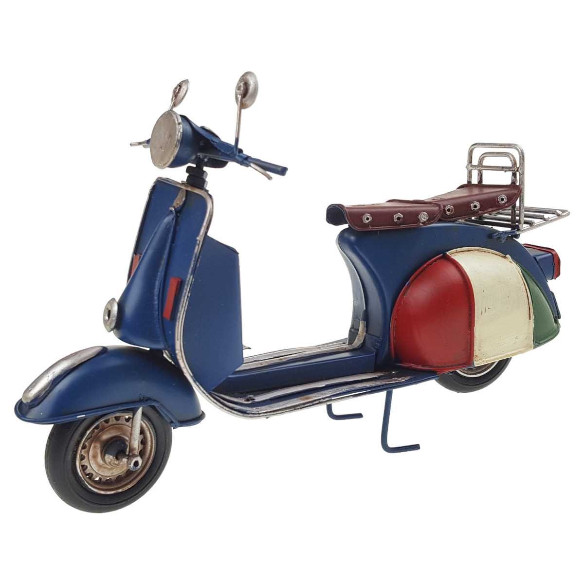 Blechmodell Blechauto Scooter Moped Mofa Roller Oldtimer Antik-Stil Eisen 27 cm