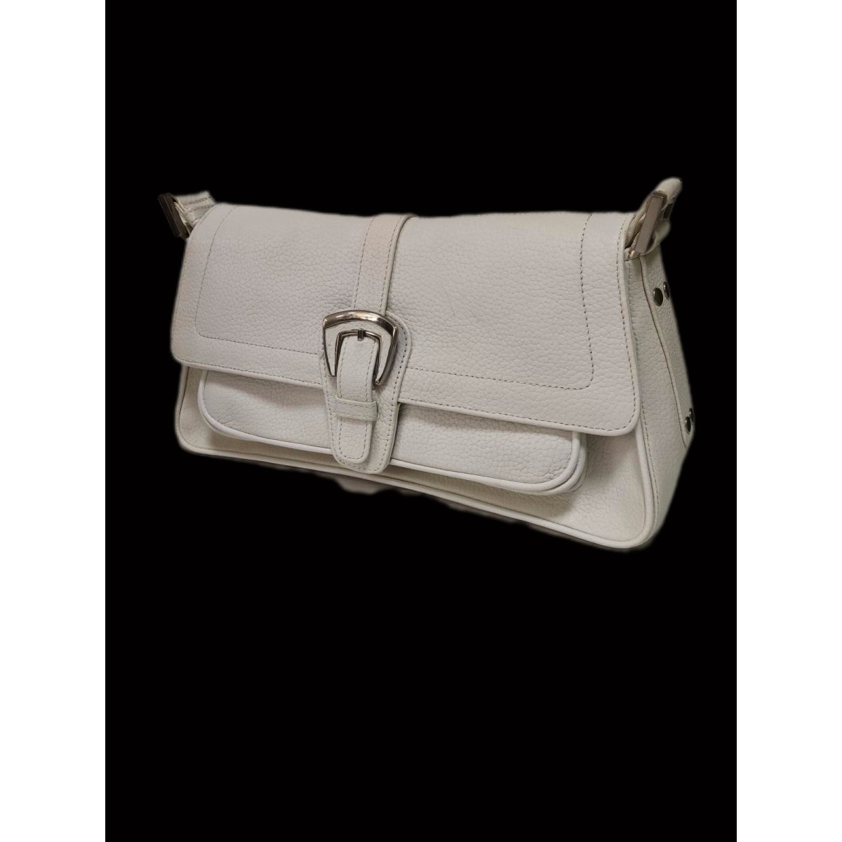 Stuart Weitzman Handtasche Schultertasche Damen weiß