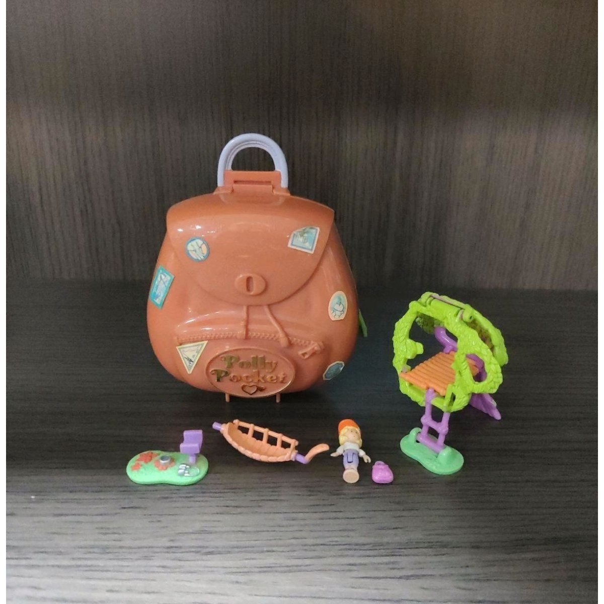 Polly Pocket 1996 Bluebird Dschungel Abenteuer Rucksack