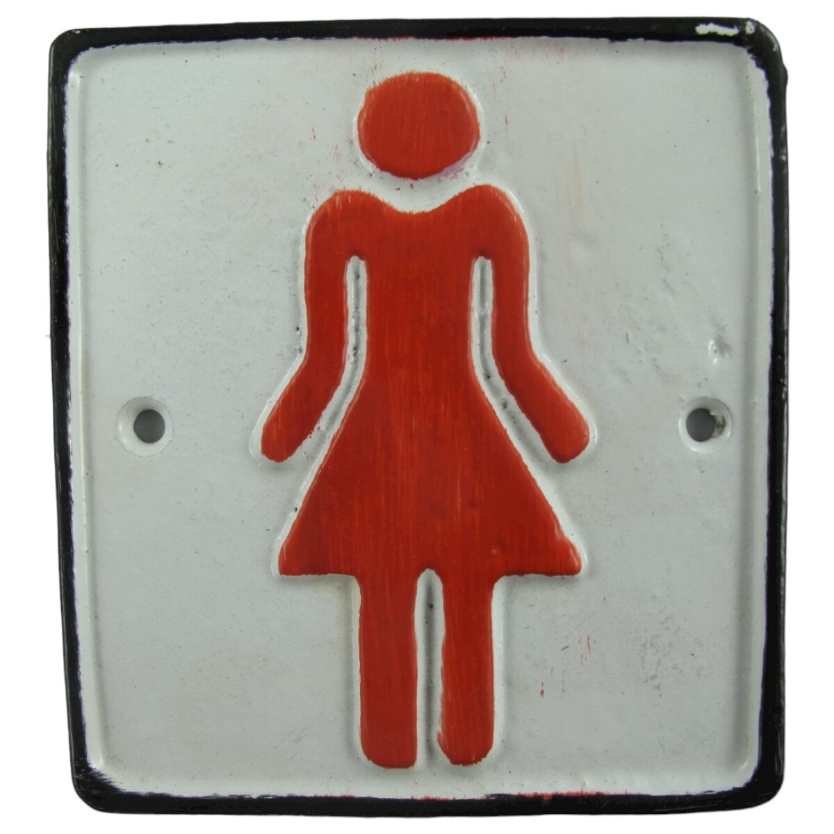 Schild WC(DAMEN) Rustikal Eisen L 9x10 cm