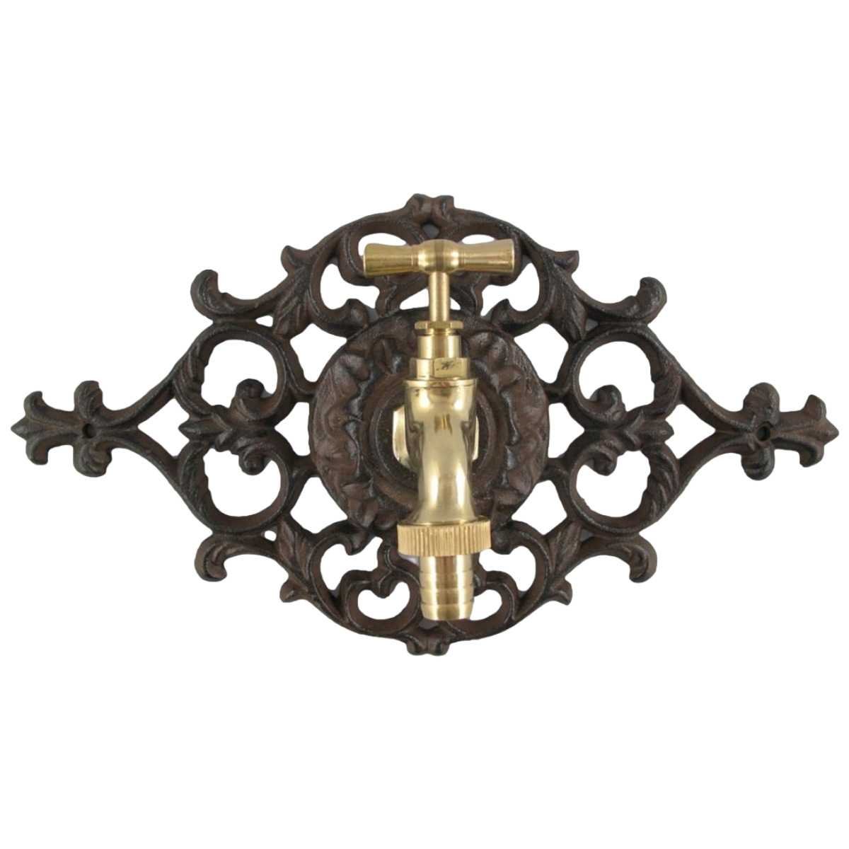 Zierrosette Wanddeko Garten Terrasse Haus Wanddekoration Gusseisen Rustikal #41273