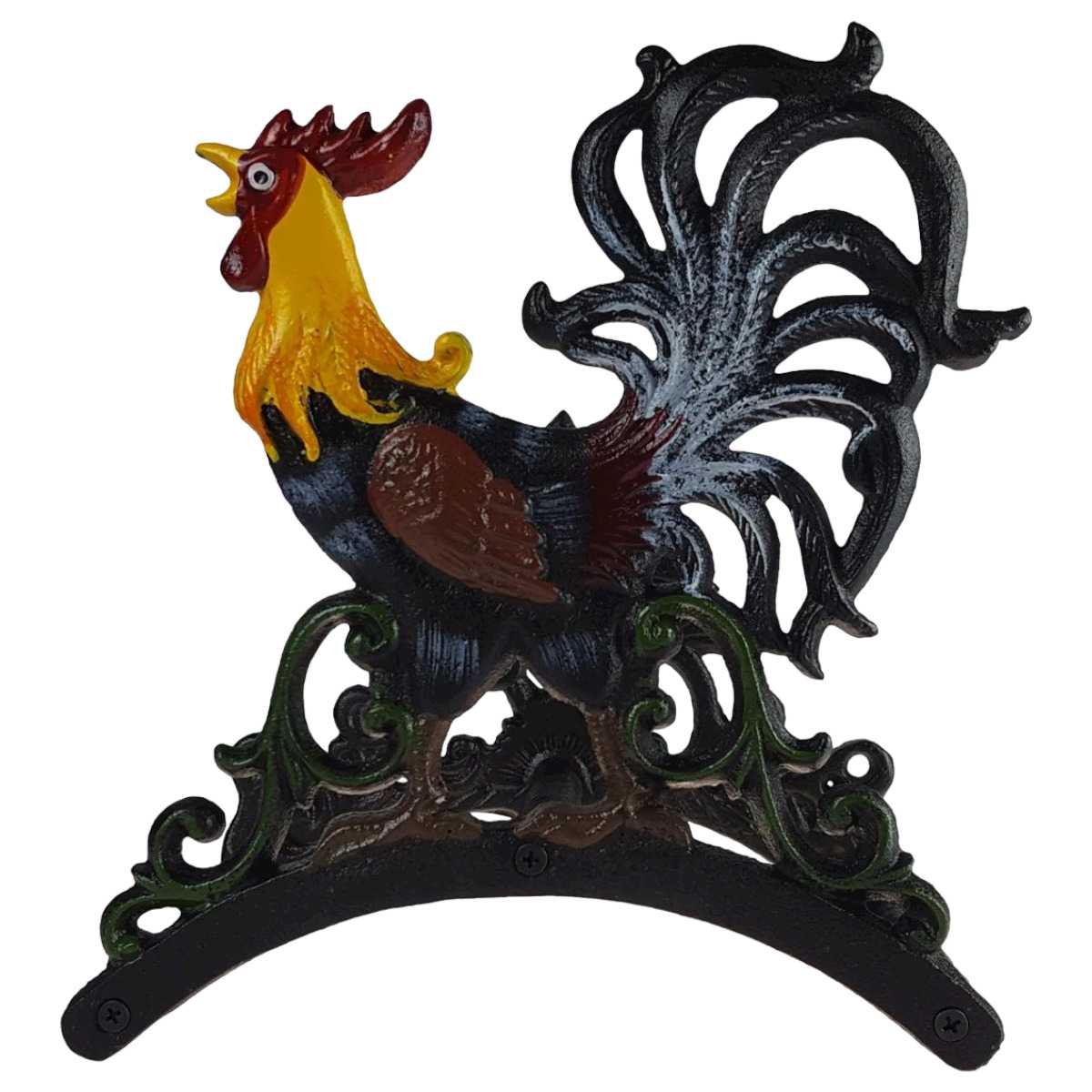 Schlauchhalter Gartenschlauchhalter Garten Gusseisen Hahn farbig #41483