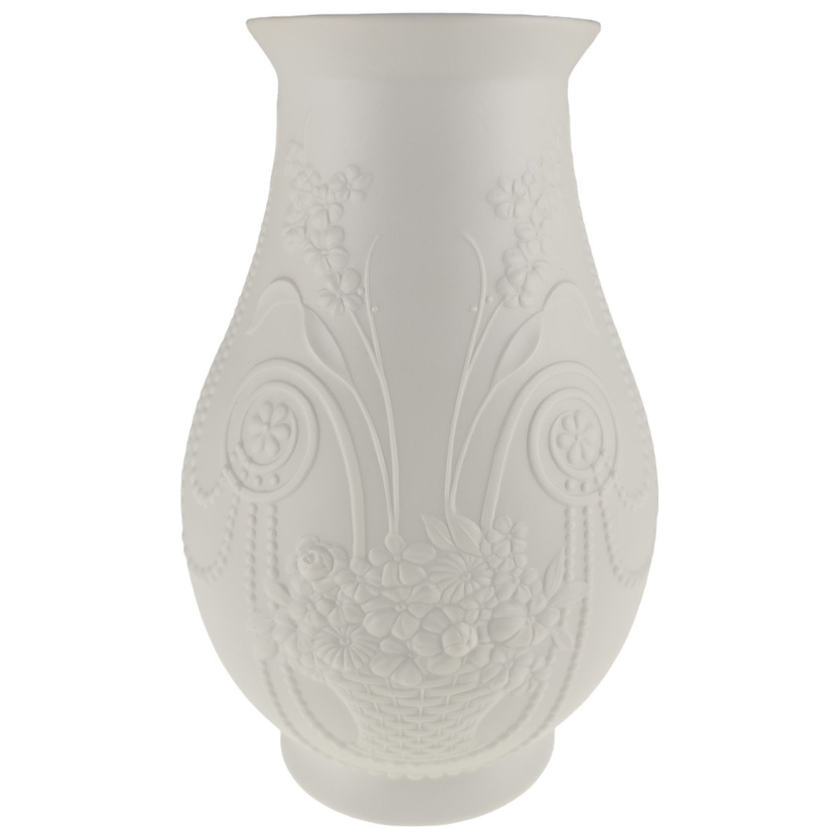 Vase Porzellan Bisquitporzellan AK Kaiser weiß M.Frey #442149