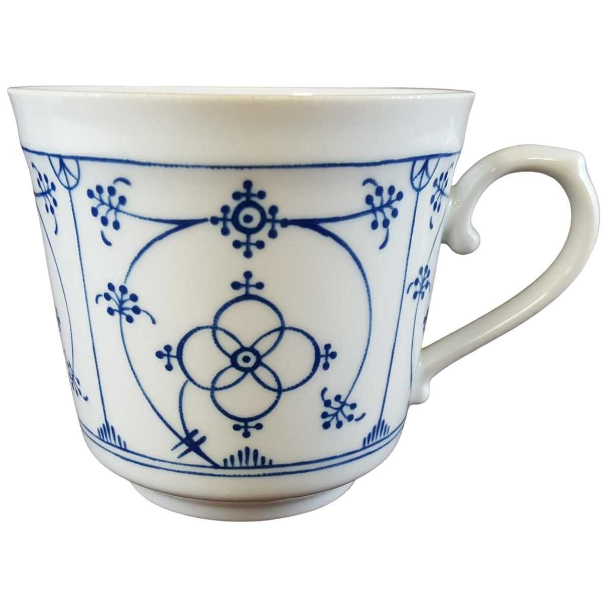 Kaffeetasse Tasse Marienbad Ingres Weiss Indisch Blau gebraucht - sehr gut