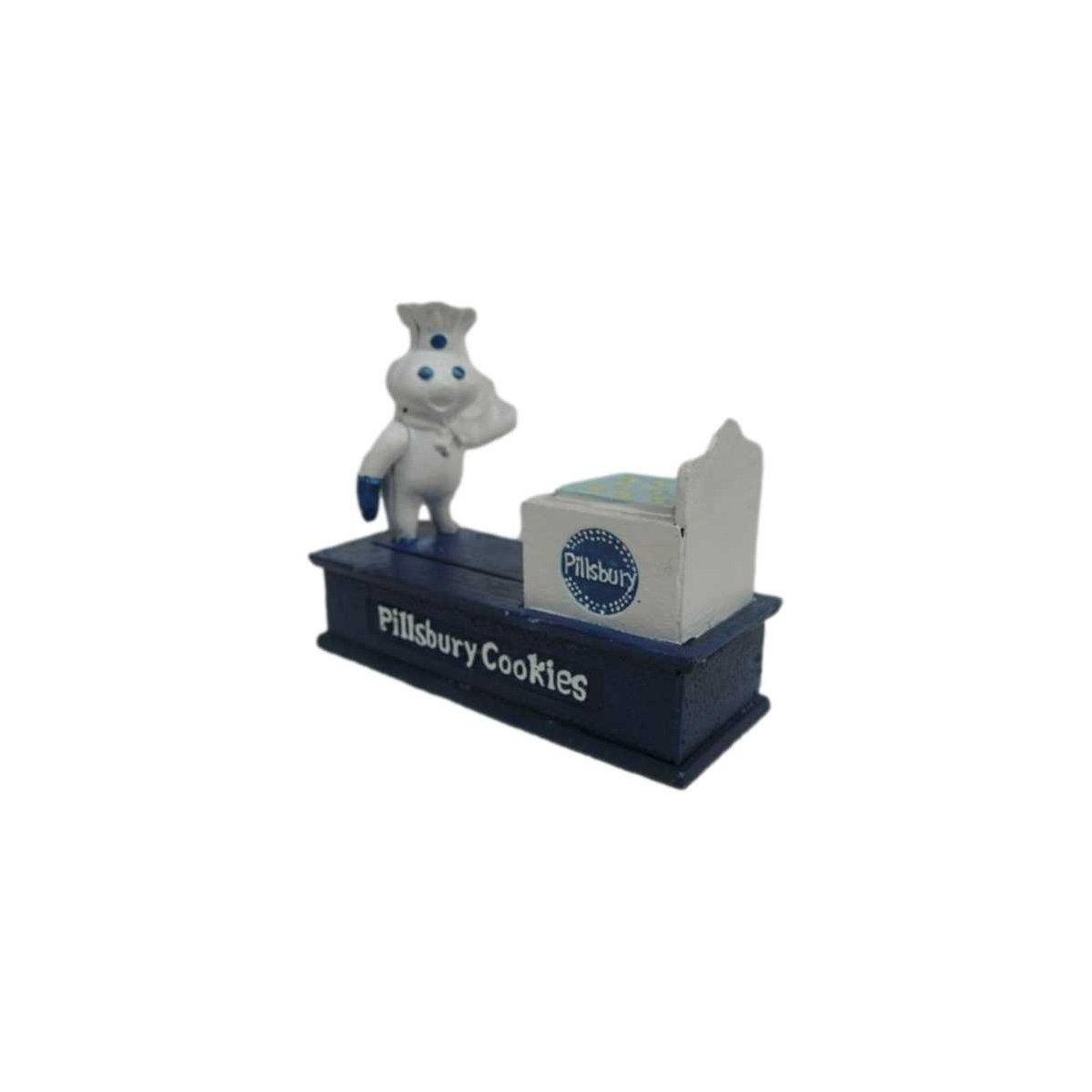 Spardose Geldbank Skulptur Gusseisen Dough Boy mechanisch