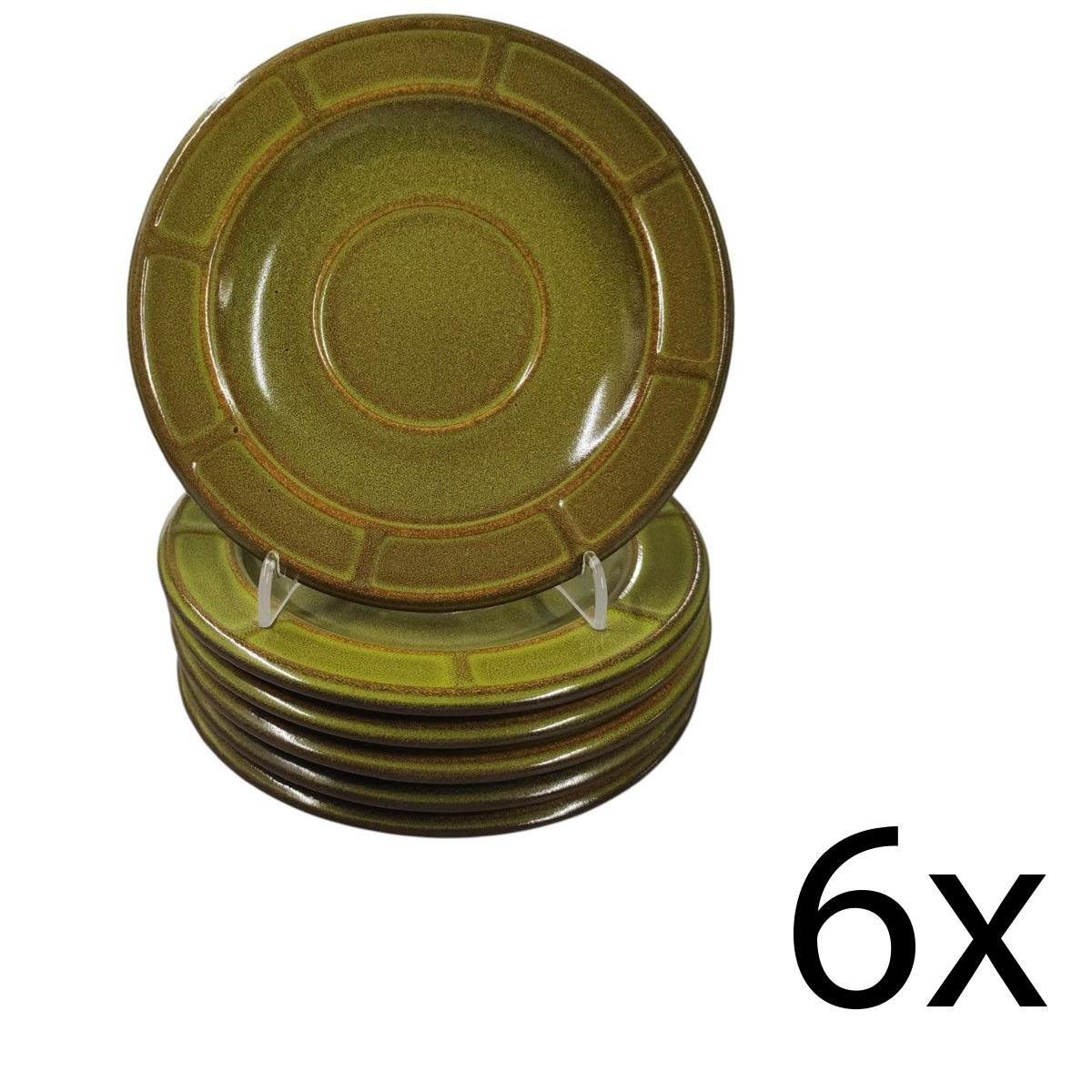 6er Set Untertasse für Kaffee 15 cm Formano Taiga