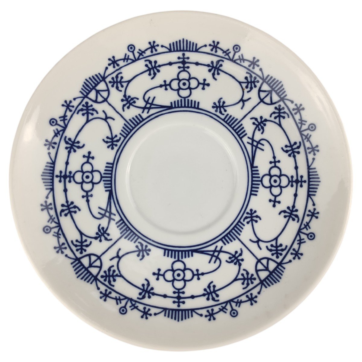 Untertasse für Kaffee 13,5 cm Zajecar Indisch Blau gebraucht - sehr gut