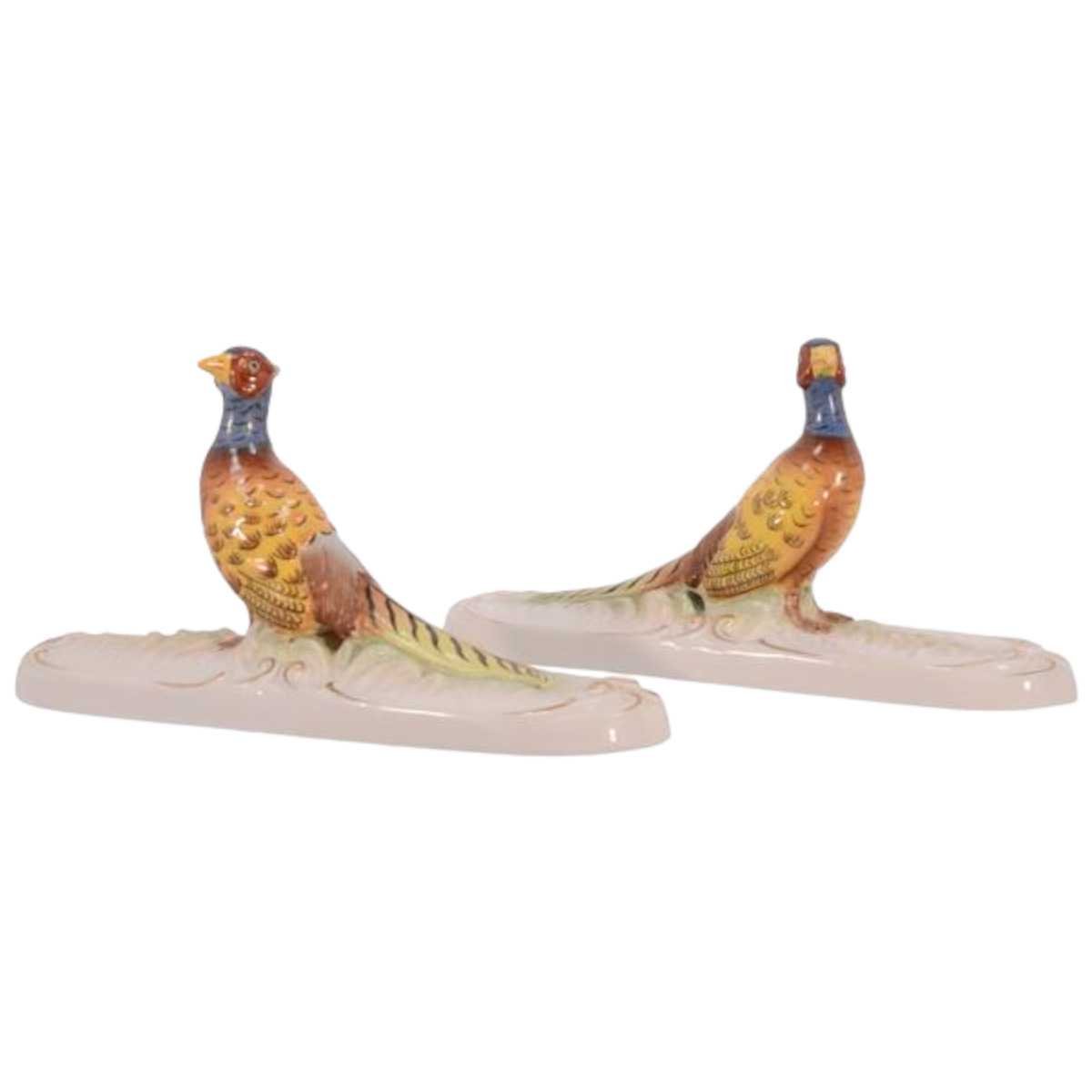 Briefbeschwerer Papiergewicht Porzellan 2er Set