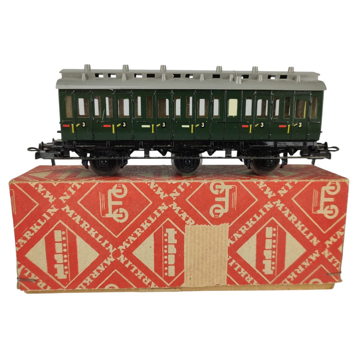 Abteilwagen Personenwagen Rarität selten Spur H0 Märklin 330/1 gebraucht - sehr gut