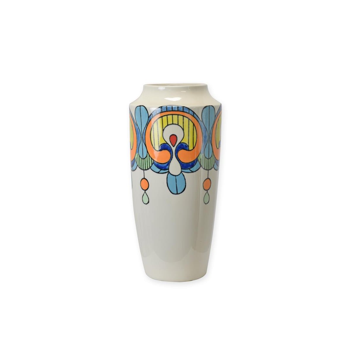 Vase Porzellan Art Déco Blumen