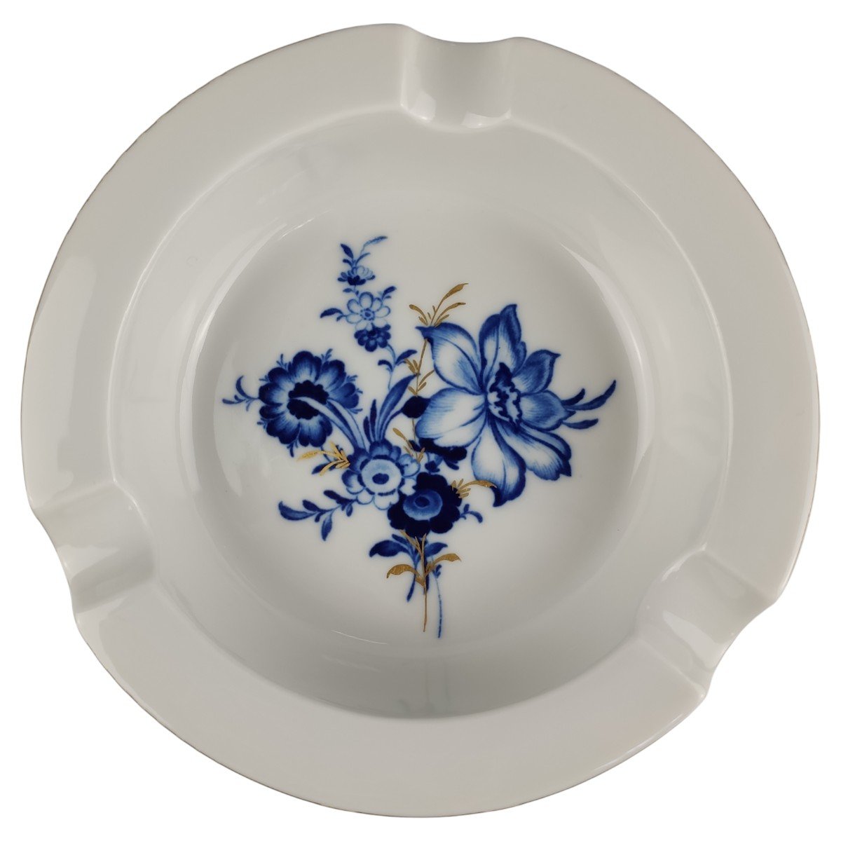 Aschenbecher Meissen Blumenmotiv gebraucht - neuwertig