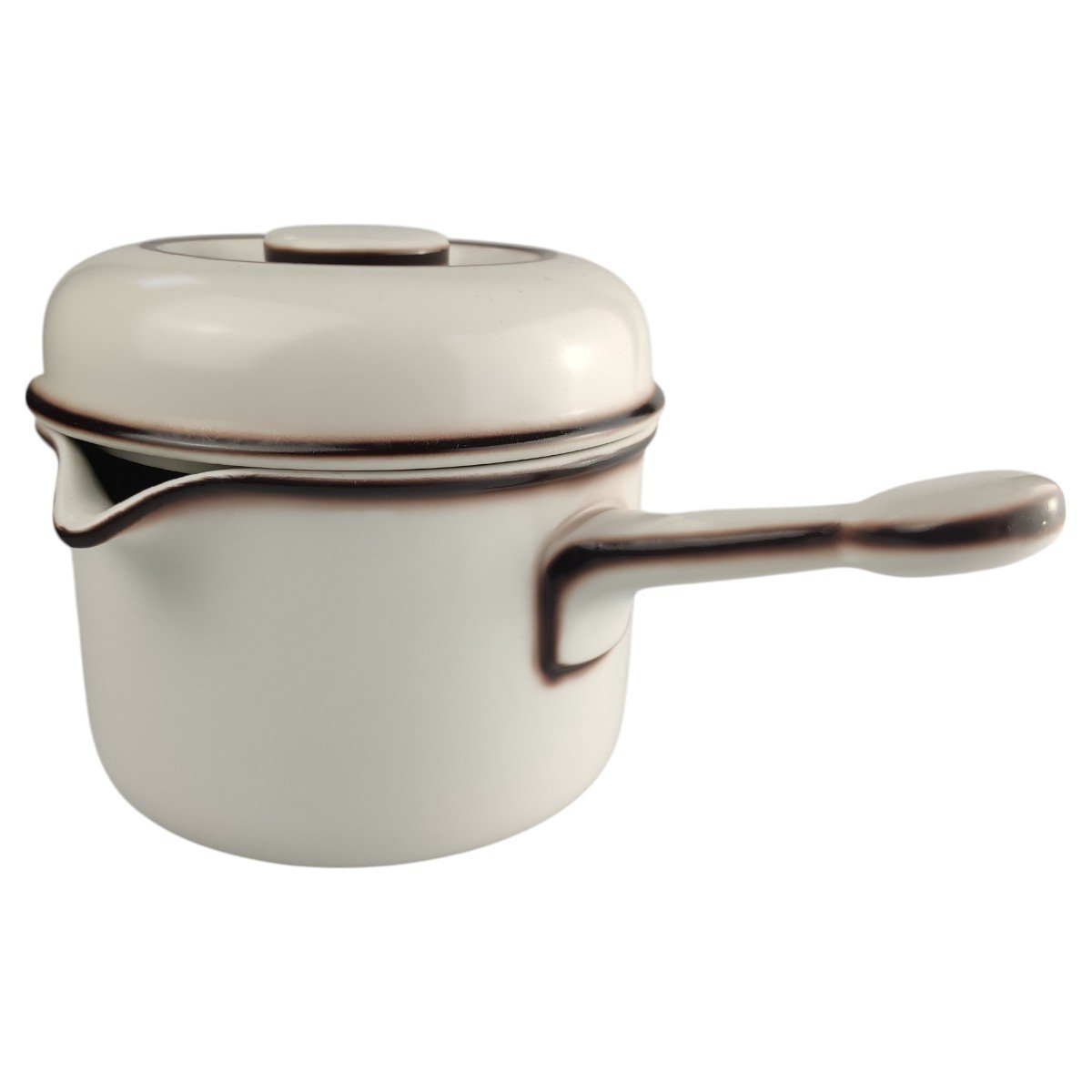 Sauciere groß mit Deckel Thomas Scandic Shadow braun gebraucht - gut