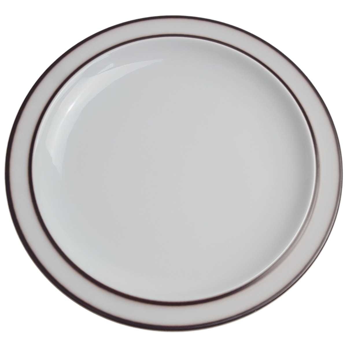 Speiseteller 25 cm Thomas Porzellan Scandic Shadow braun gebraucht - gut