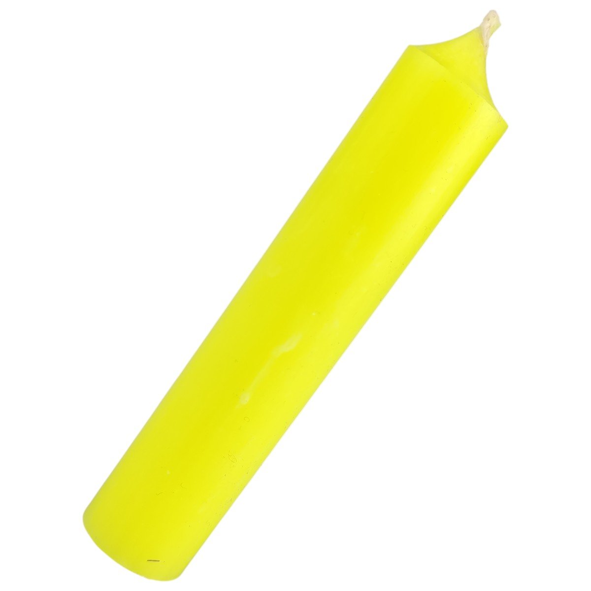 5 Stabkerzen 100x22 mm Kerzen Candle verschiedene Farben Kerzenfarm N03 neon-gelb
