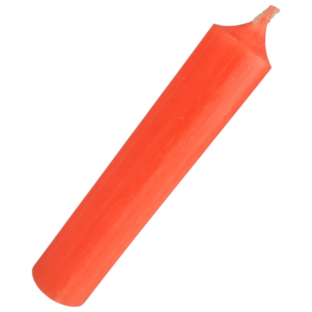 5 Stabkerzen 100x22 mm Kerzen Candle verschiedene Farben Kerzenfarm N04 neon-orange