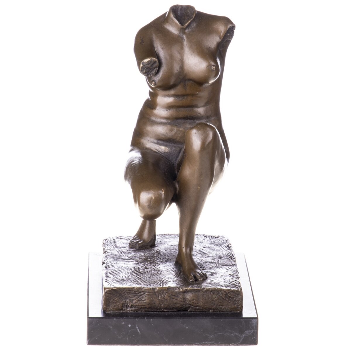 Bronzefigur weiblicher Torso