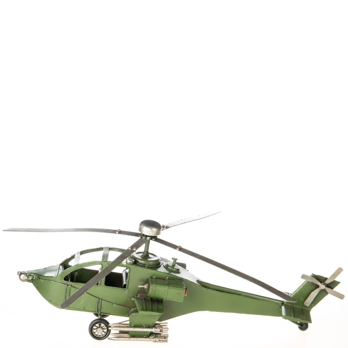 Blechmodell Militär Kampfhubschrauber