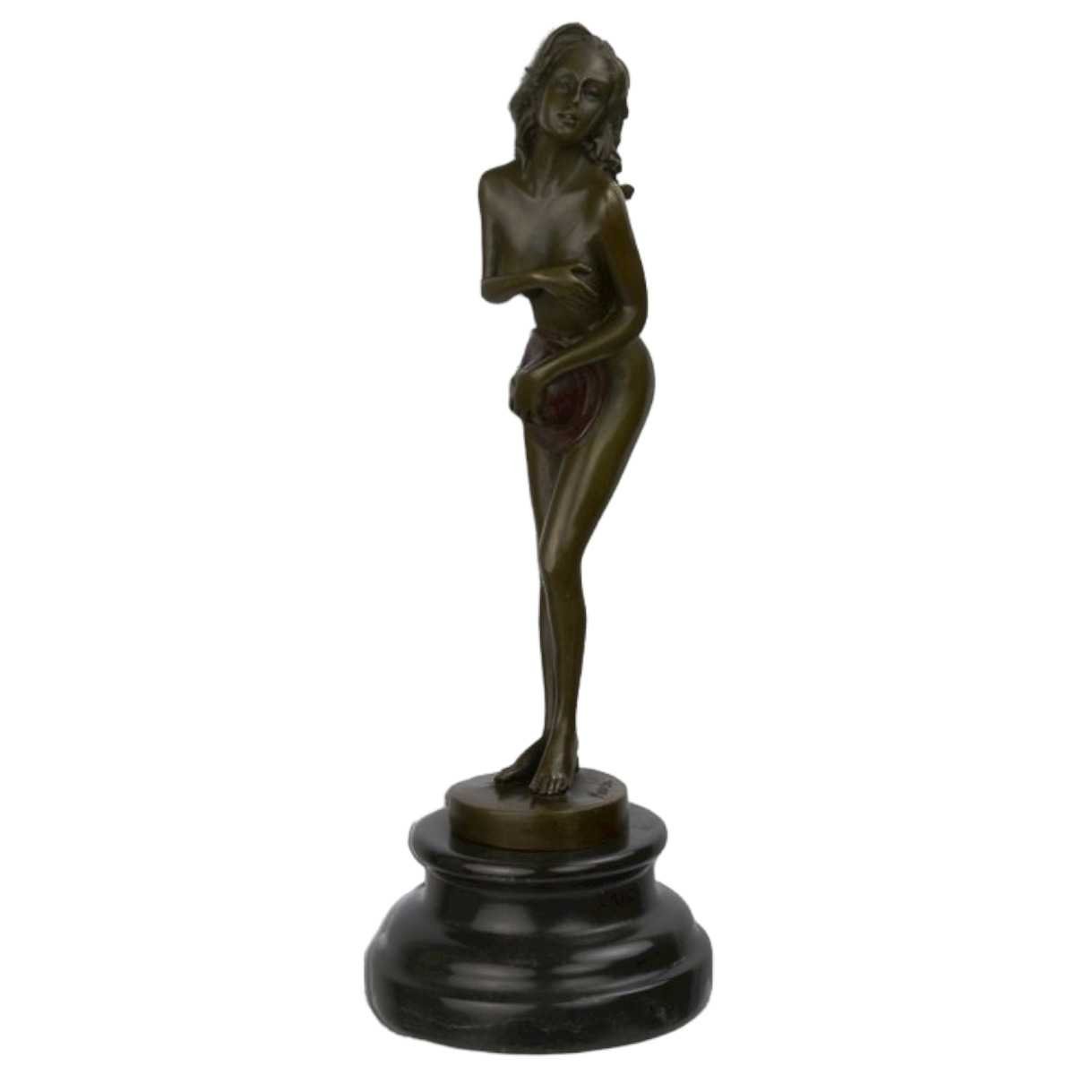 Bronzeskulptur Bronzefigur Erotik Frau