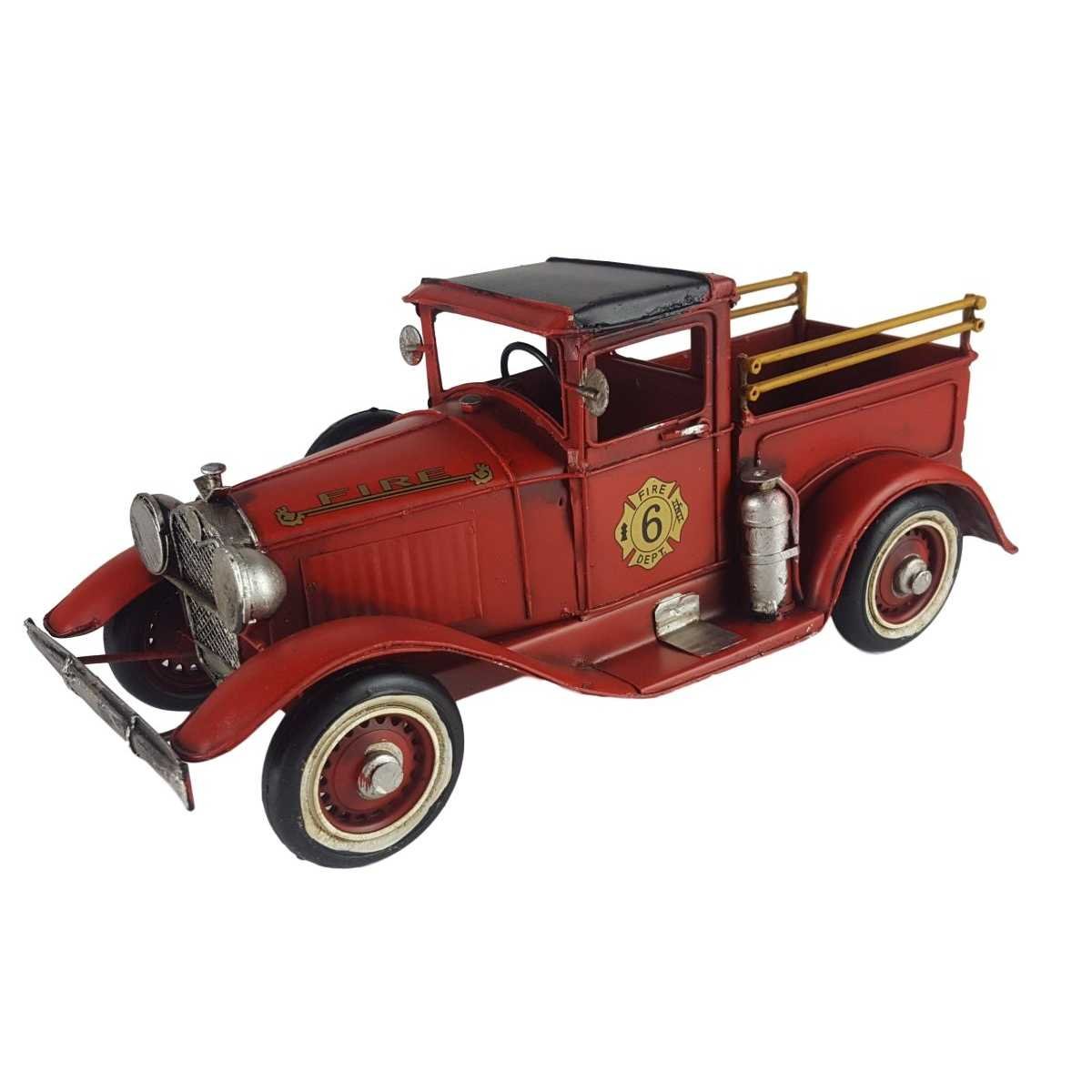 Blechmodell Blechauto Modellauto Feuerwehrwagen Feuerwehrauto #46407