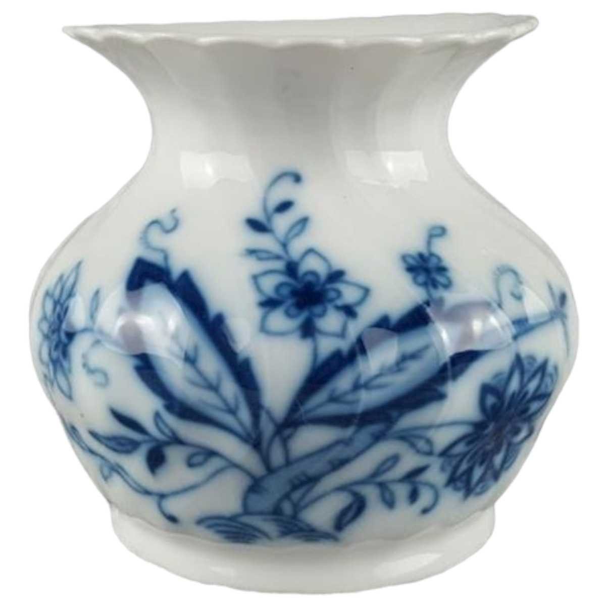 Kerzenhalter Königl. pr. Tettau Royal Drache Modell Exklusiv Echt Kobalt Zwiebelmuster Kobaltblau Blau gebraucht - sehr gut