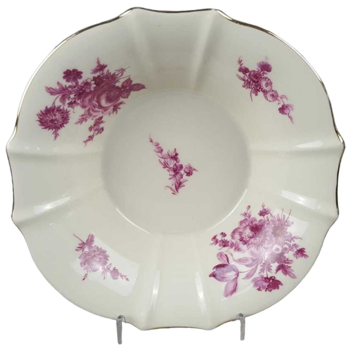 Schüssel Goldrand Kaiser Porzellan Alka Kunst Elfenbein Bavaria gebraucht - gut