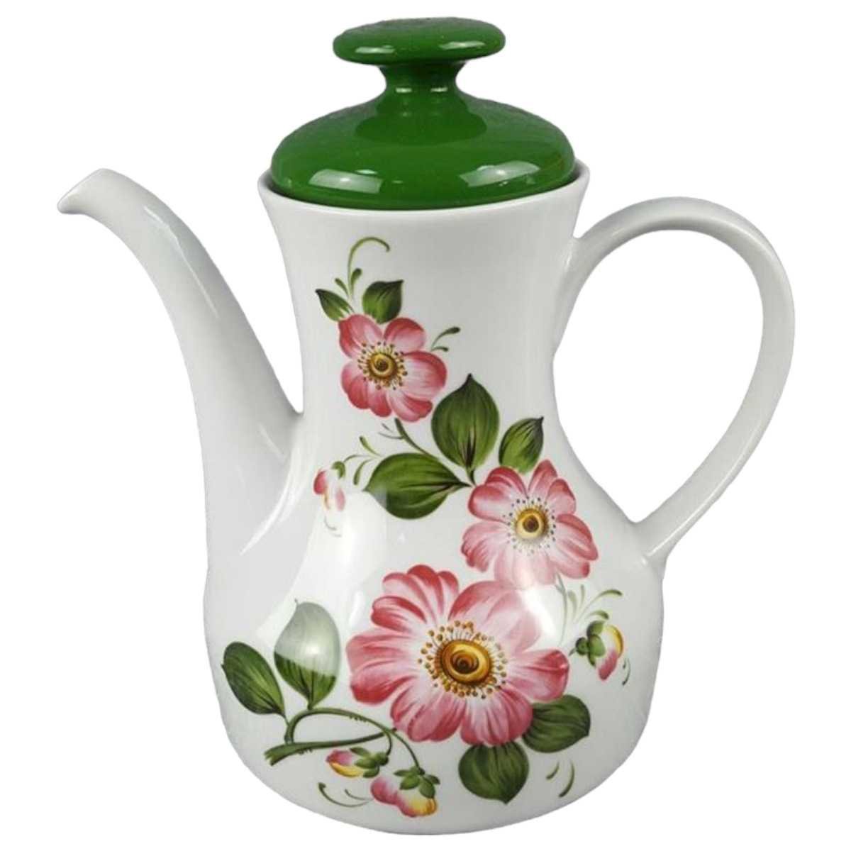 Kaffeekanne Kanne 1,3 L Winterling Kirchenlamitz Blumen gebraucht - sehr gut