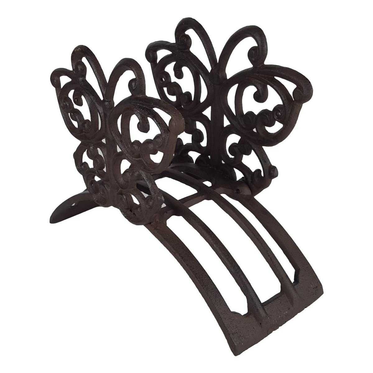 Schlauchhalter Gartenschlauchhalter Garten Gusseisen Schmetterling Rustikal