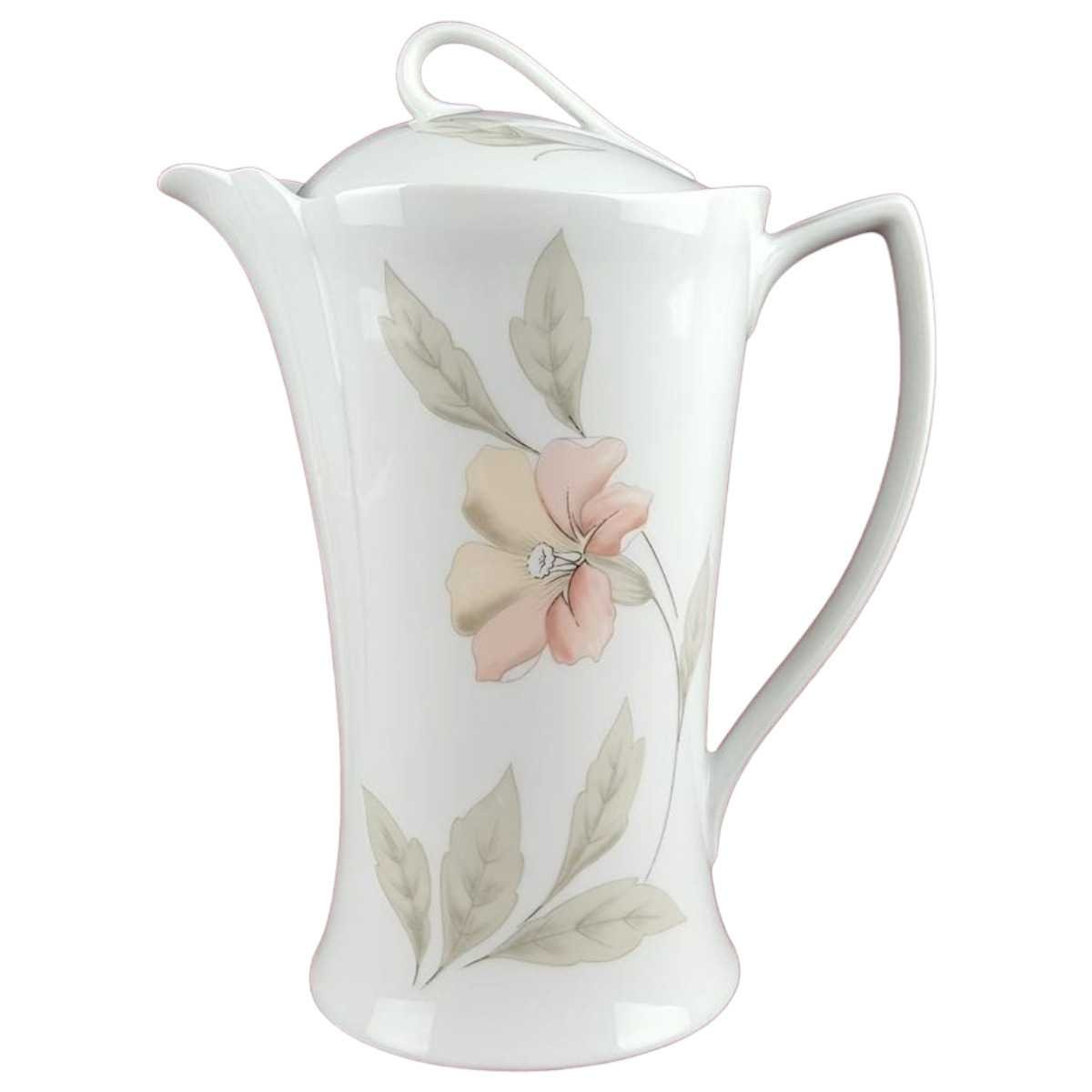 Kaffeekanne Kanne groß 1,1 L Winterling Kirchenlamitz Dekor Große Blume gebraucht - sehr gut