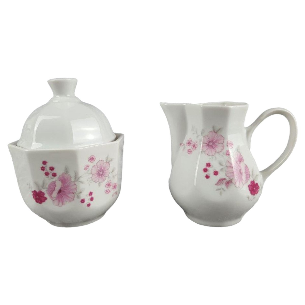 Zuckerdose und Milchkännchen Milch & Zucker Set 11,8 cm Atelier Porzellan gebraucht - gut