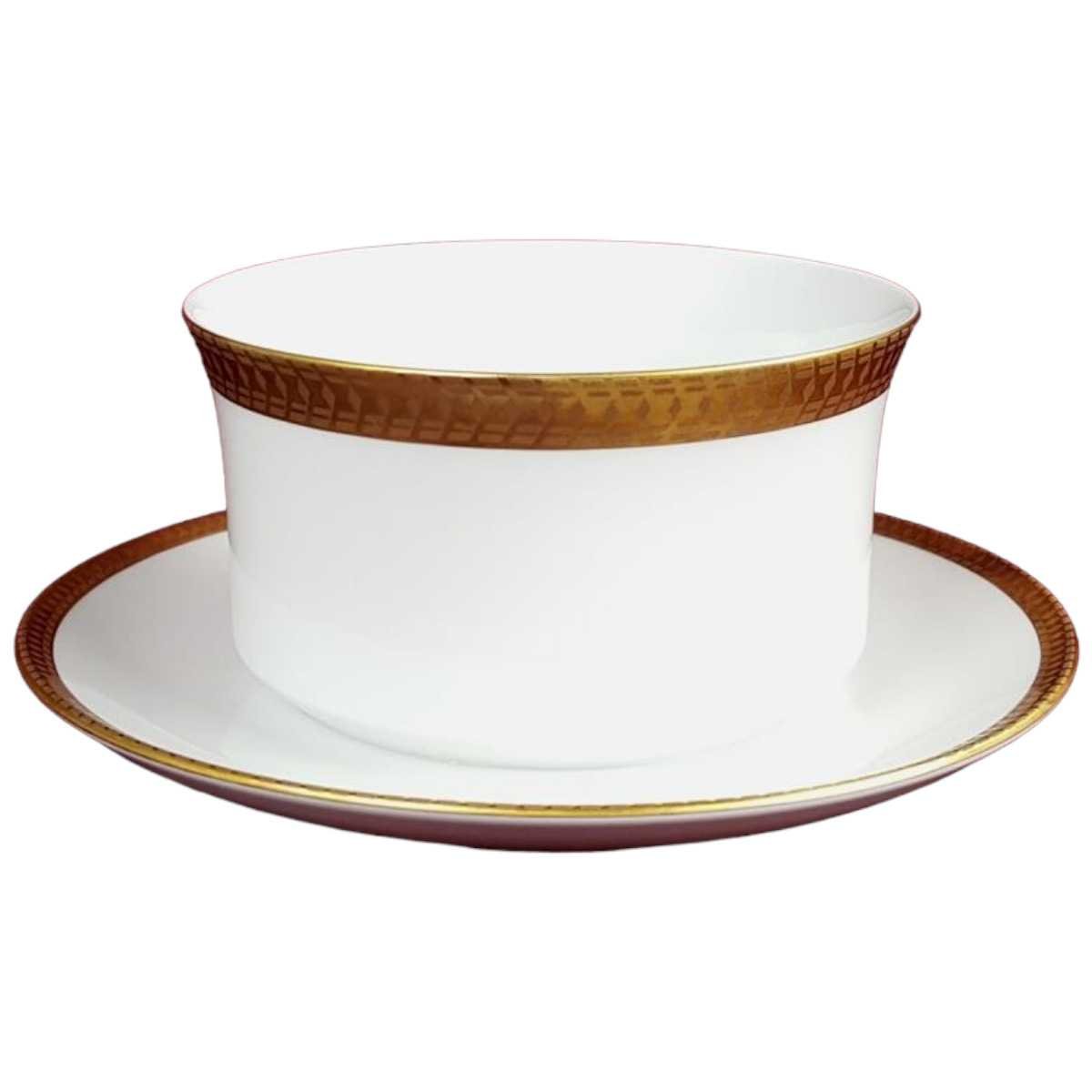 Sauciere Goldrand 1tlg Thomas Porzellan Unbekannte Formen Weiß gebraucht - sehr gut